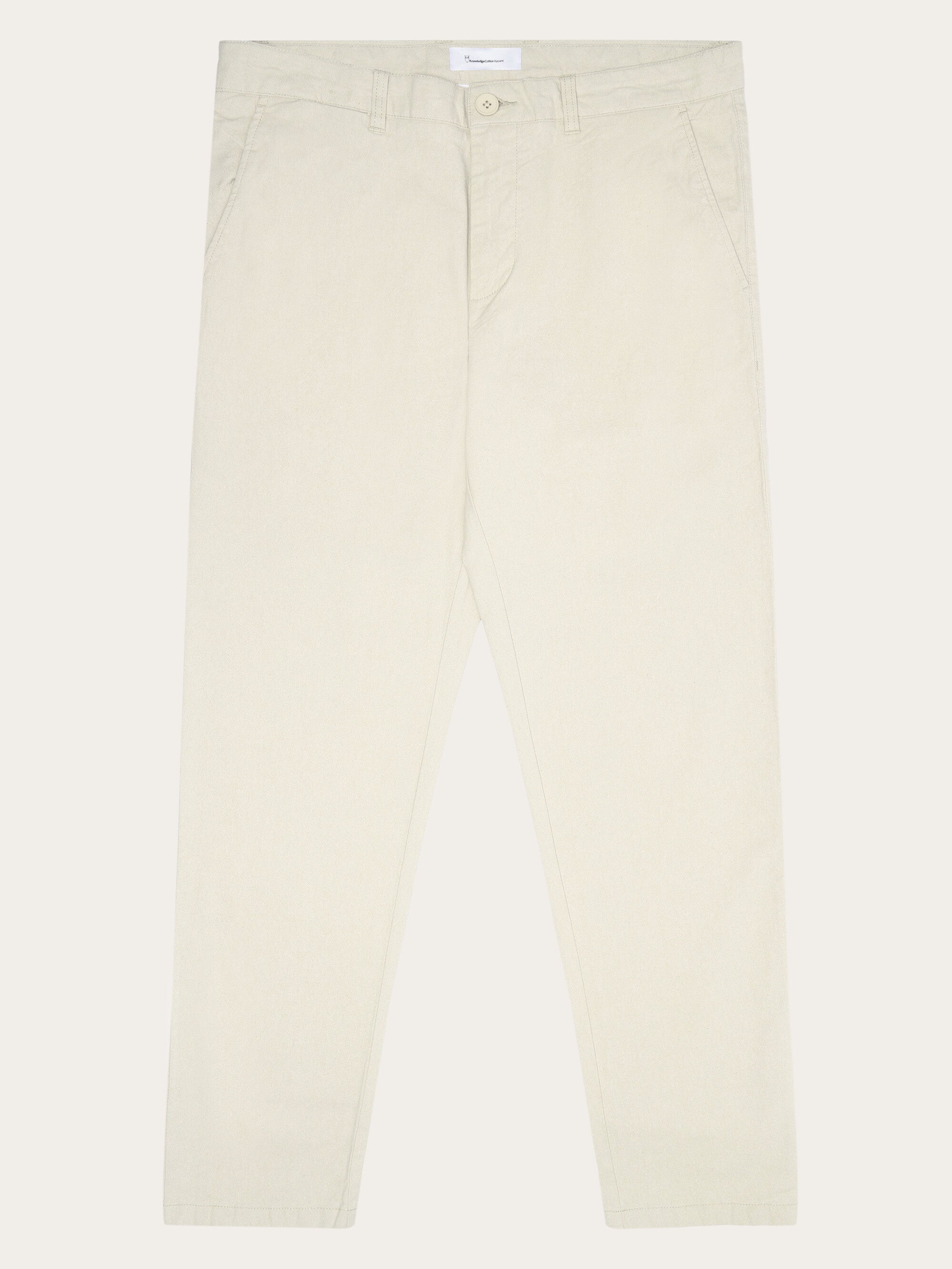 CHUCK regular flannel chino pants - Apple Cinnamon