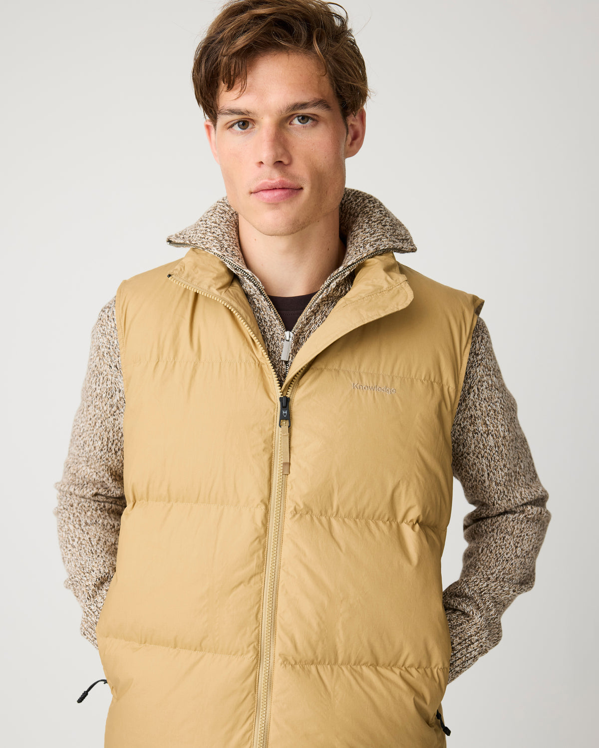Vent 90 puffer vest - Kelp melange