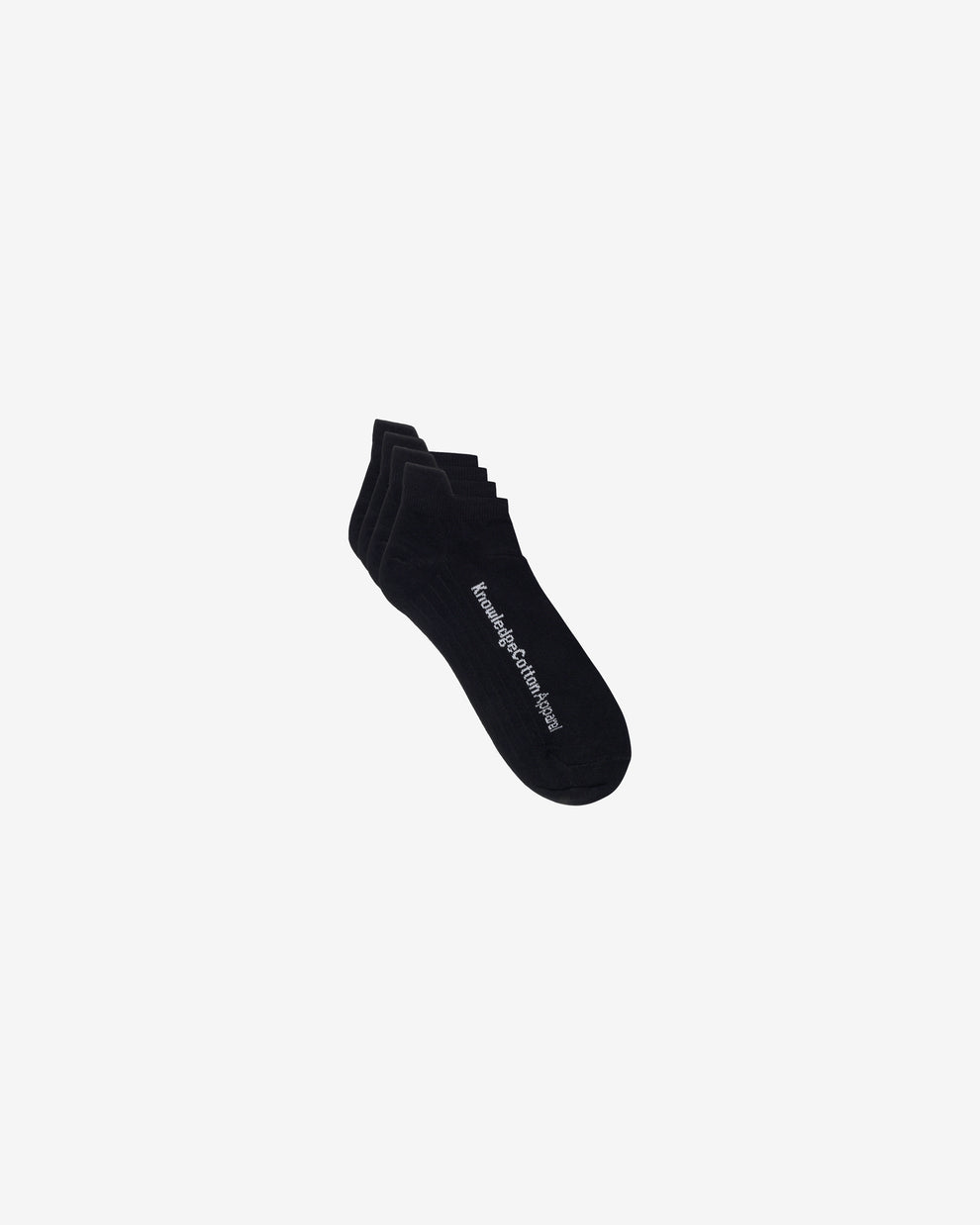 KnowledgeCotton Apparel - UNI 2-pack footie Socks 1300 Black Jet