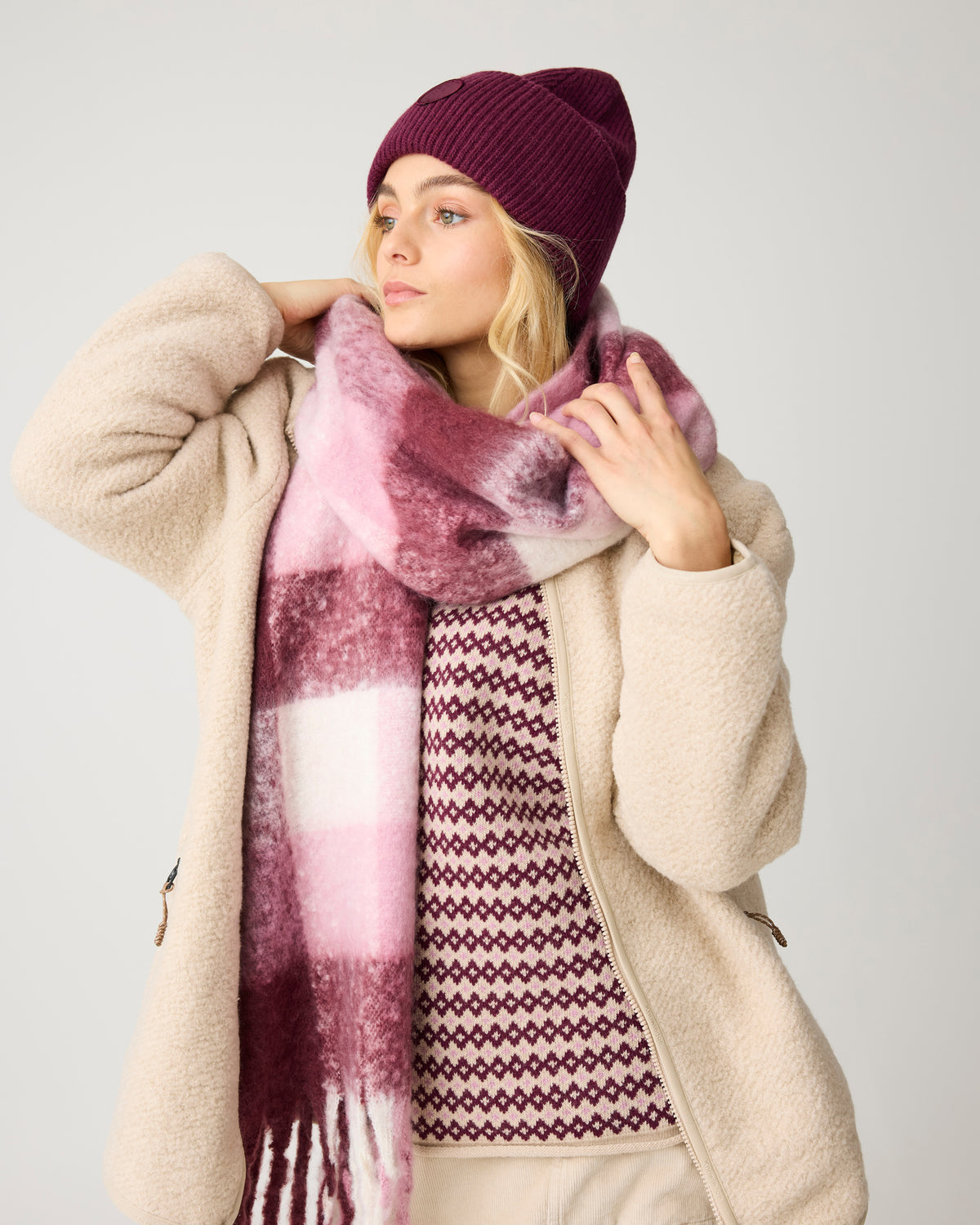 Wool fleece full zip - Item Colour