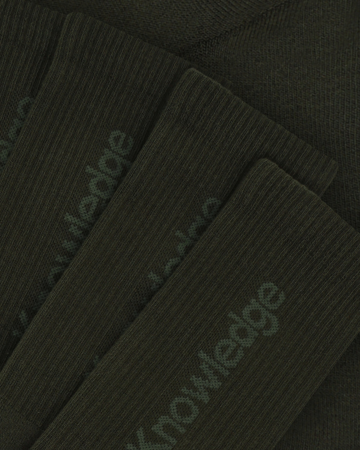 KnowledgeCotton Apparel - UNI 2 pack trademark socks Socks 1090 Forest Night
