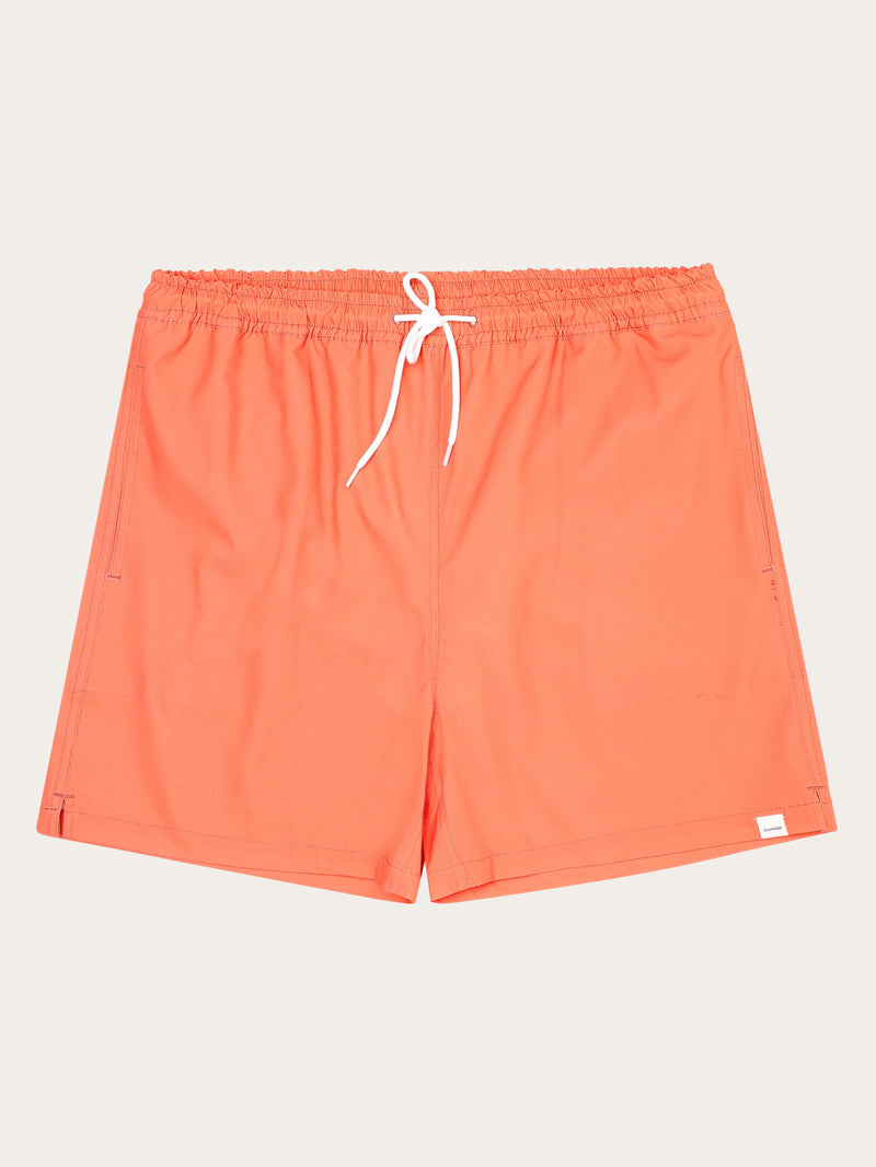 KnowledgeCotton Apparel - MEN BAY stretch swimshorts Swimshorts 1481 Langoustino