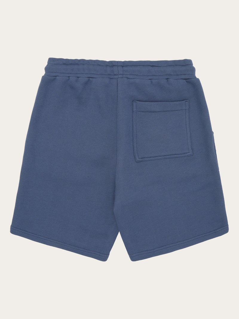 KnowledgeCotton Apparel - MEN BIRCH sweat shorts - GOTS/Vegan Shorts 1226 Vintage Indigo