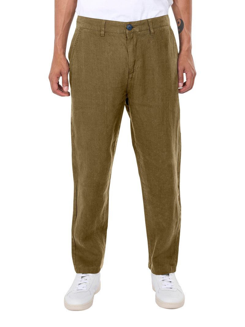 Mens loose sale linen trousers