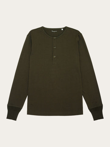 Tシャツ・カットソー BADBLOOD Beyond Soft Henley Neck Long Sleeve 5BMM095 org.jpg