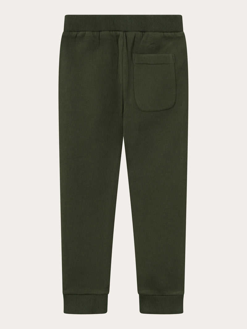 KnowledgeCotton Apparel - YOUNG Badge jog pant Pants 1090 Forrest Night