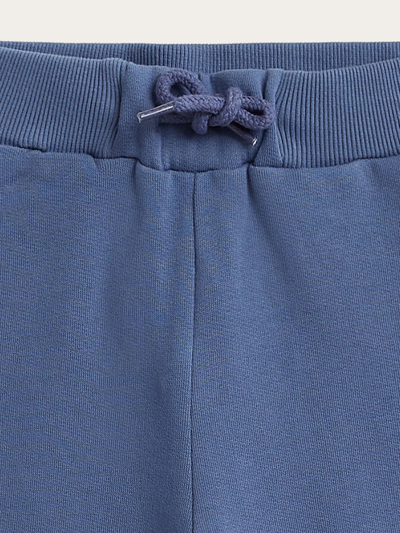 KnowledgeCotton Apparel - YOUNG Badge jog pant Pants 1432 Moonlight Blue