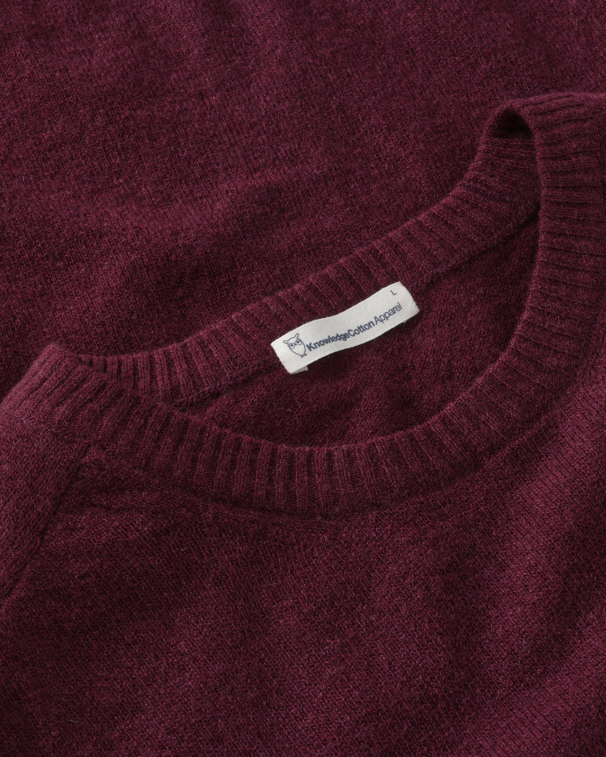 KnowledgeCotton Apparel - MEN Basic o-neck knit Knits 1281 Fig