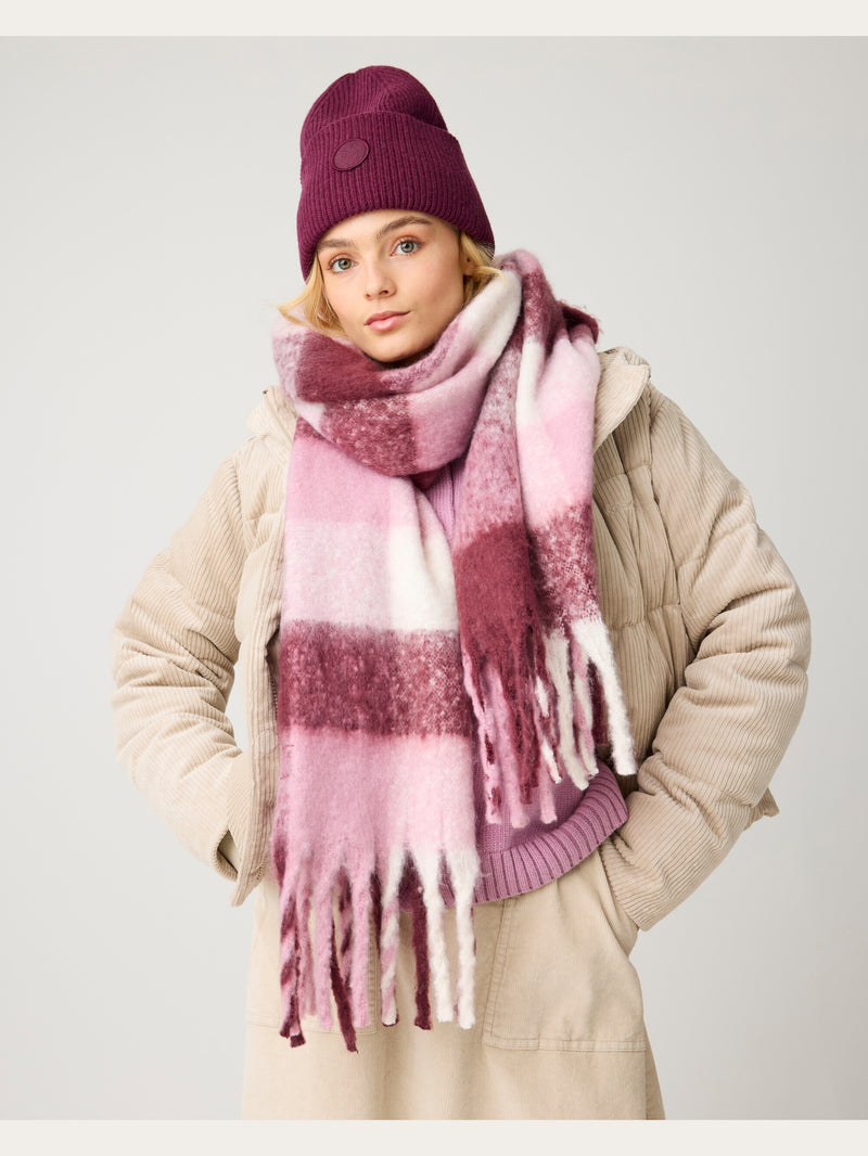 KnowledgeCotton Apparel - UNI Big rib beanie Hats 1281 Fig