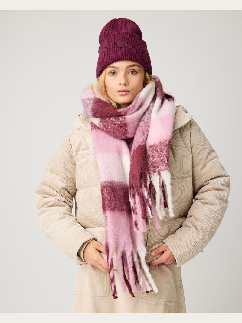 KnowledgeCotton Apparel - UNI Big rib beanie Hats 1281 Fig