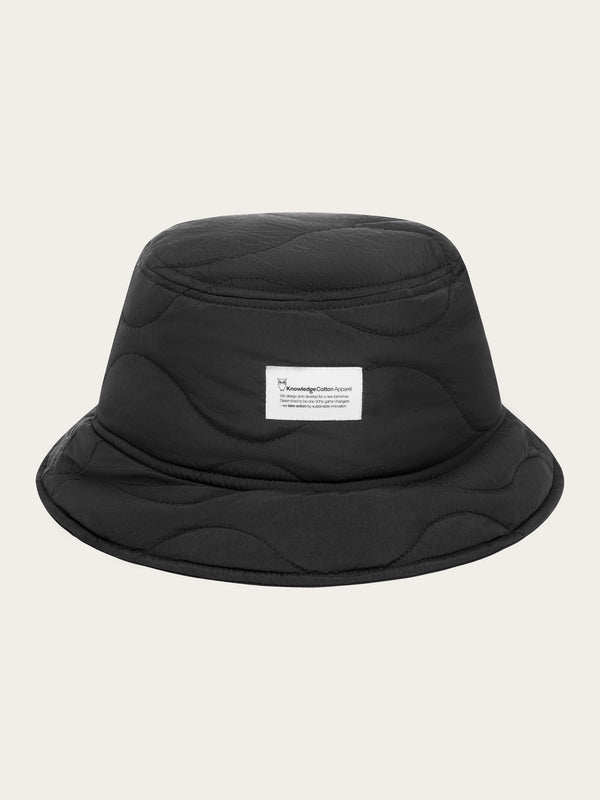 KnowledgeCotton Apparel - UNI Bucket hat Hats 1300 Black Jet