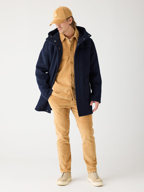 KnowledgeCotton Apparel - MEN CHUCK regular 8-wales corduroy chino pants Pants 1484 Apple Cinnamon
