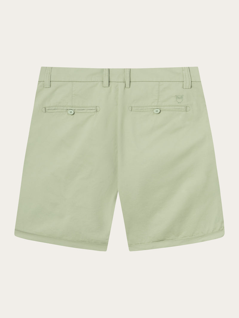 KnowledgeCotton Apparel - MEN CHUCK regular chino poplin shorts Shorts 1380 Swamp