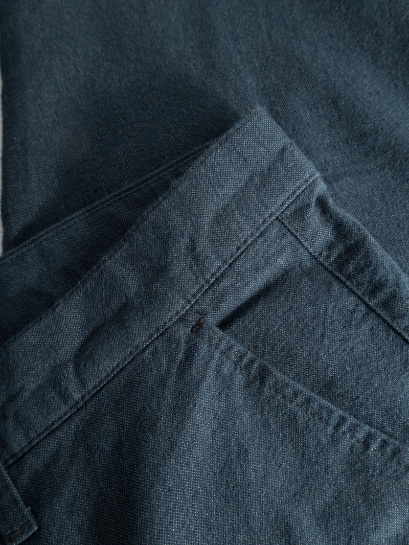 KnowledgeCotton Apparel - MEN CHUCK regular flannel chino pants Pants 1001 Total Eclipse