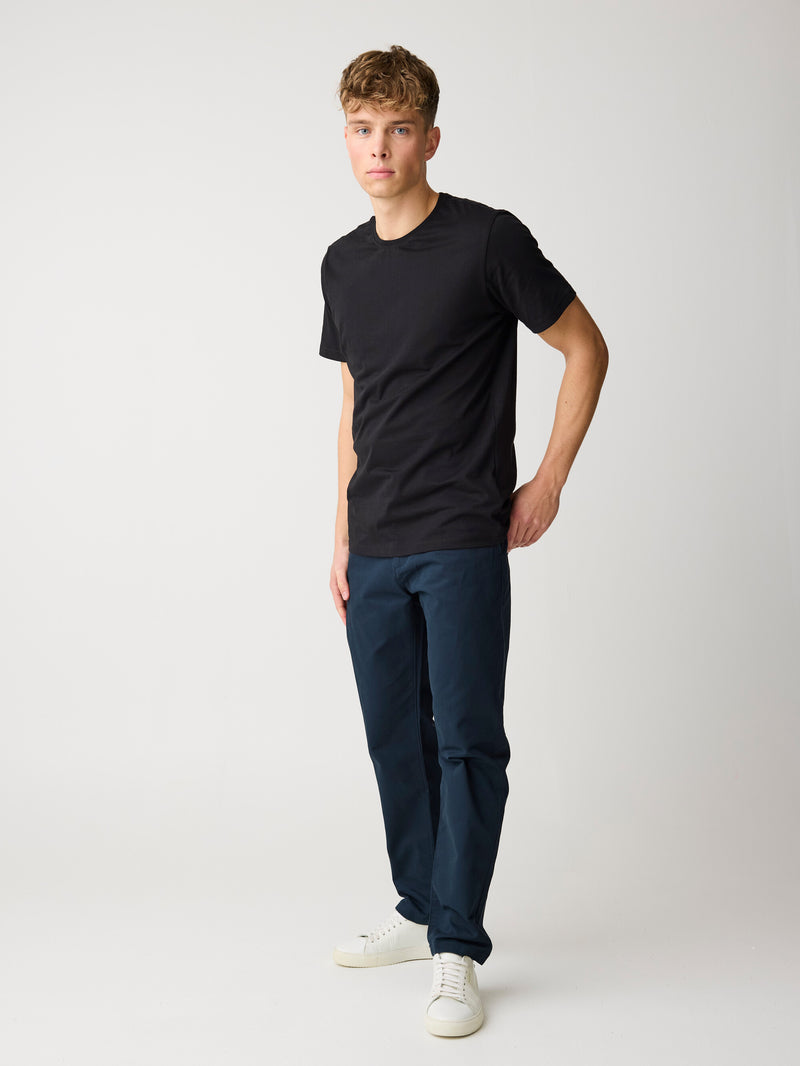 KnowledgeCotton Apparel - MEN CHUCK regular twill chino pants Pants 1001 Total Eclipse