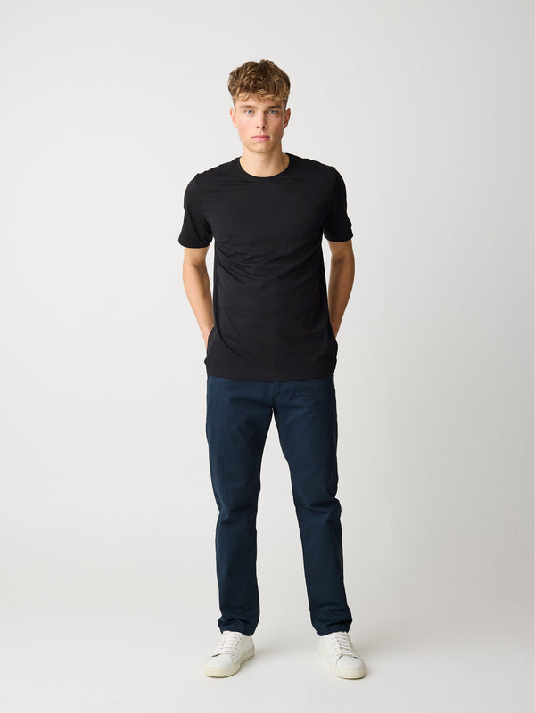 KnowledgeCotton Apparel - MEN CHUCK regular twill chino pants Pants 1001 Total Eclipse