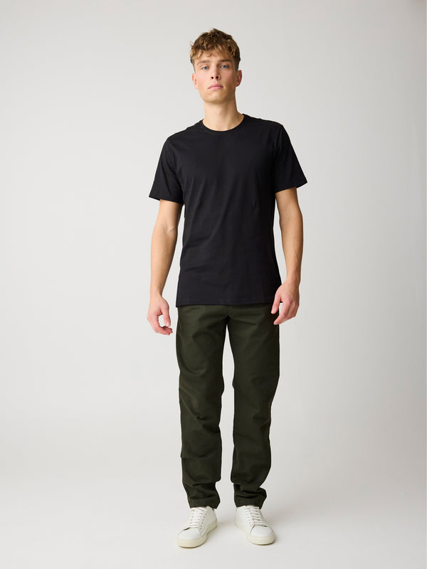 KnowledgeCotton Apparel - MEN CHUCK regular twill chino pants Pants 1090 Forrest Night
