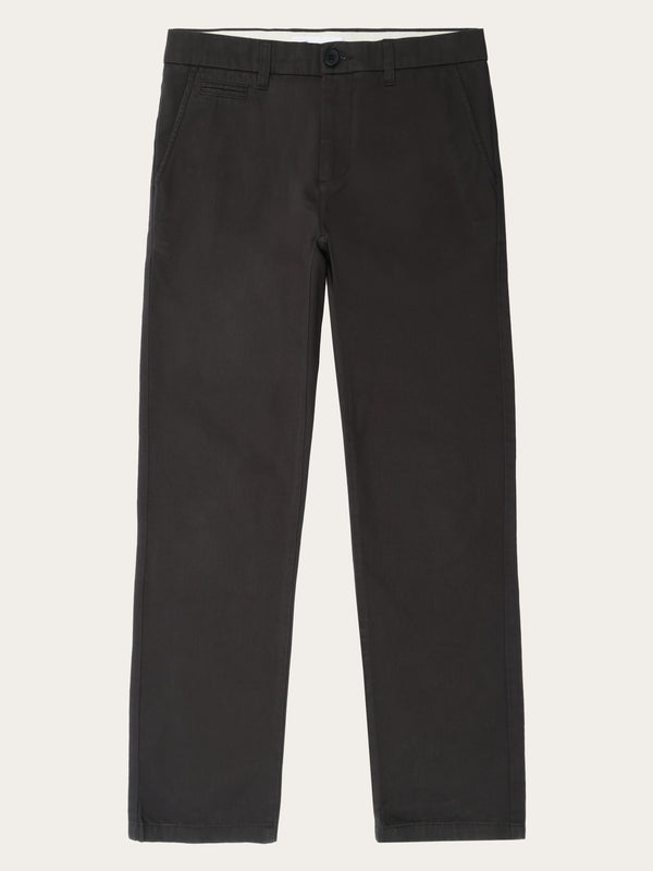 KnowledgeCotton Apparel - MEN CHUCK regular twill chino pants Pants 1167 Phantom