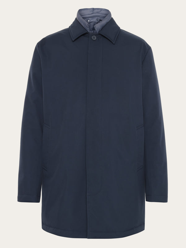 KnowledgeCotton Apparel - MEN Climate Shell Carcoat Jacket GRS Jackets 1001 Total Eclipse