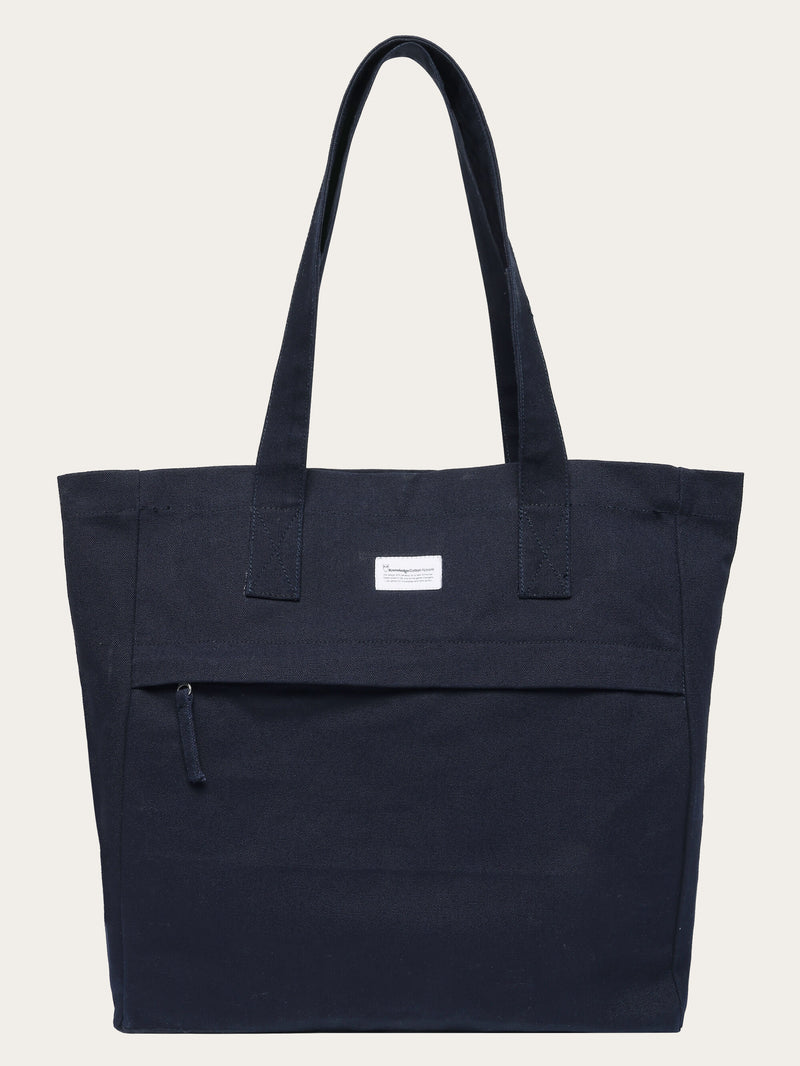 KnowledgeCotton Apparel - UNI Canvas tote bag GOTS/Vegan Bags 1412 Night Sky