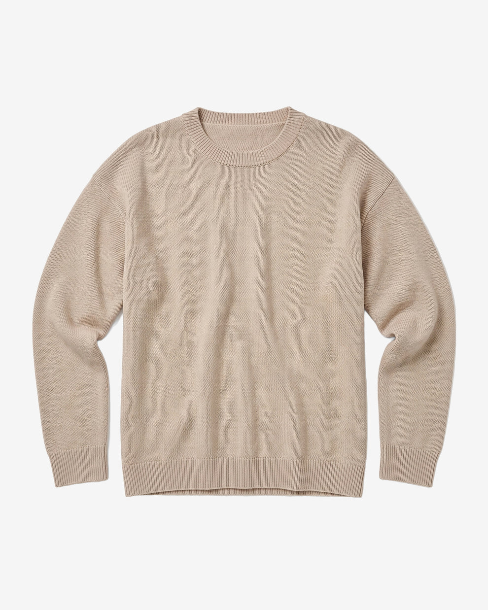 KnowledgeCotton Apparel - WMN Cashmere crew neck sweater Knits 1228 Light feather gray