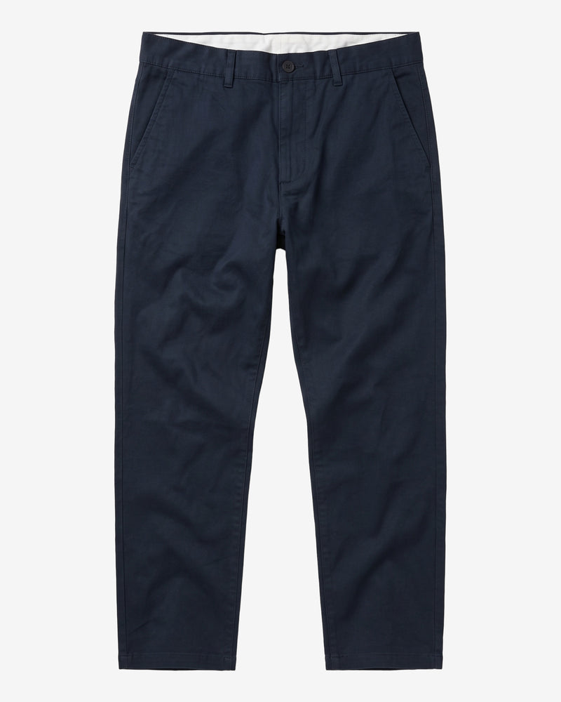 KnowledgeCotton Apparel - MEN Chuck regular canvas pants Pants 1001 Total Eclipse