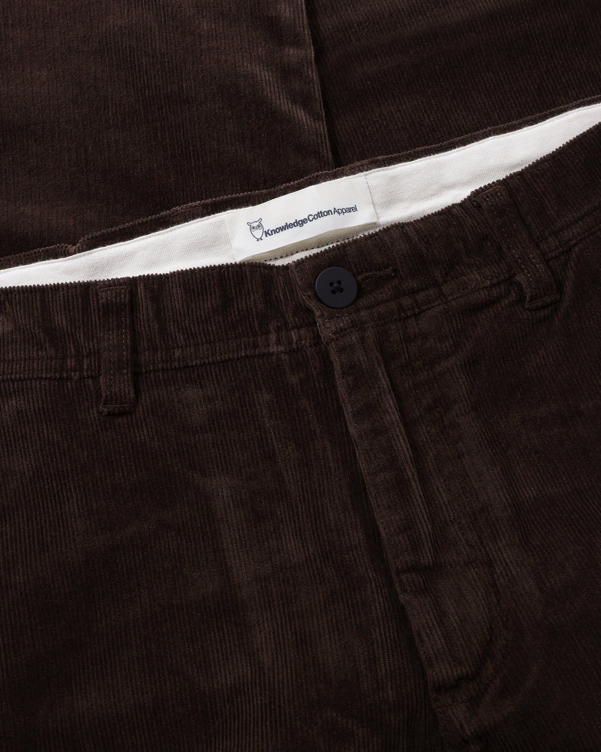 KnowledgeCotton Apparel - MEN Chuck regular corduroy pants Pants 1487 Chocolate Torte