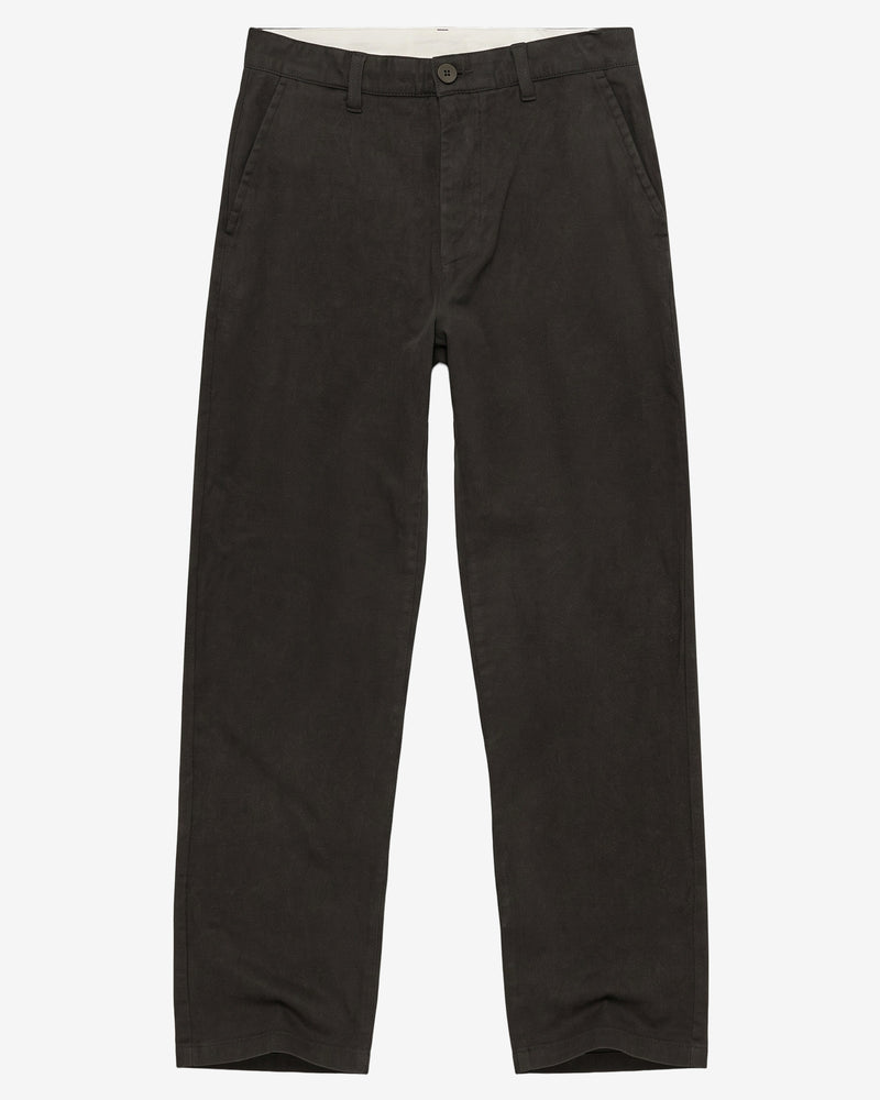 KnowledgeCotton Apparel - MEN Chuck regular flannel pants Pants 1090 Forest Night