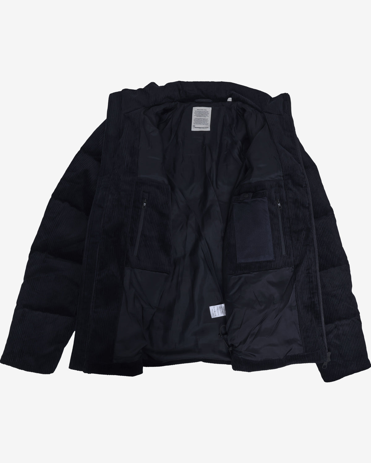 KnowledgeCotton Apparel - MEN Corduroy Puffer Jacket Jackets 1412 Night Sky