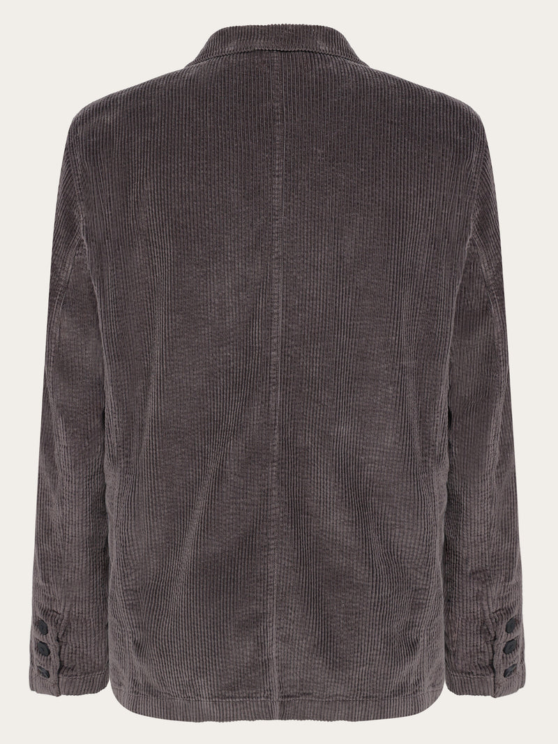 KnowledgeCotton Apparel - MEN Corduroy blazer Overshirts 1487 Chocolate Torte