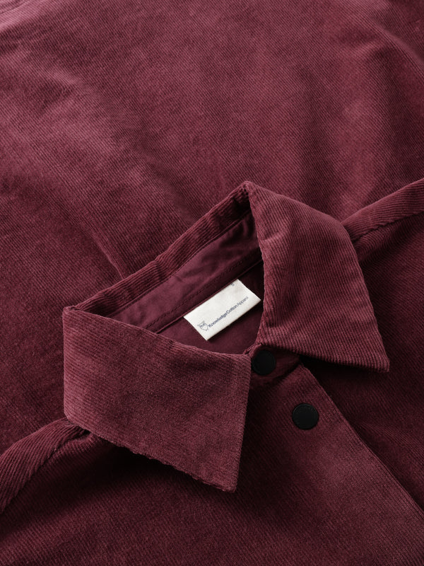 KnowledgeCotton Apparel - WMN Corduroy overshirt Overshirts 1281 Fig