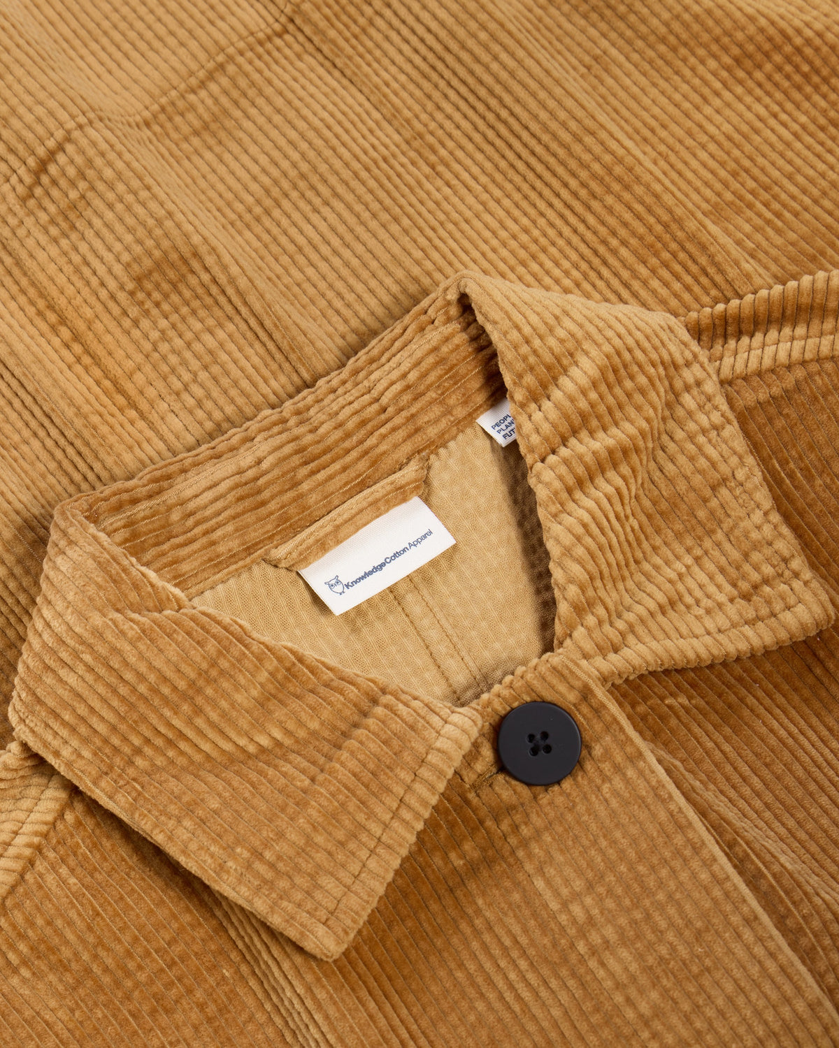 KnowledgeCotton Apparel - WMN Corduroy overshirt Overshirts 1499 Lion