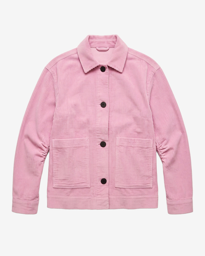 KnowledgeCotton Apparel - WMN Corduroy overshirt Overshirts 1503 Orchid Haze