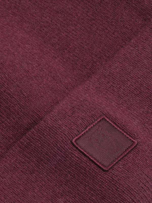 KnowledgeCotton Apparel - UNI Double layer wool beanie Hats 1281 Fig