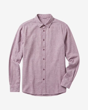 KnowledgeCotton Apparel - MEN Dune regular flannel shirt Shirts 1281 Fig