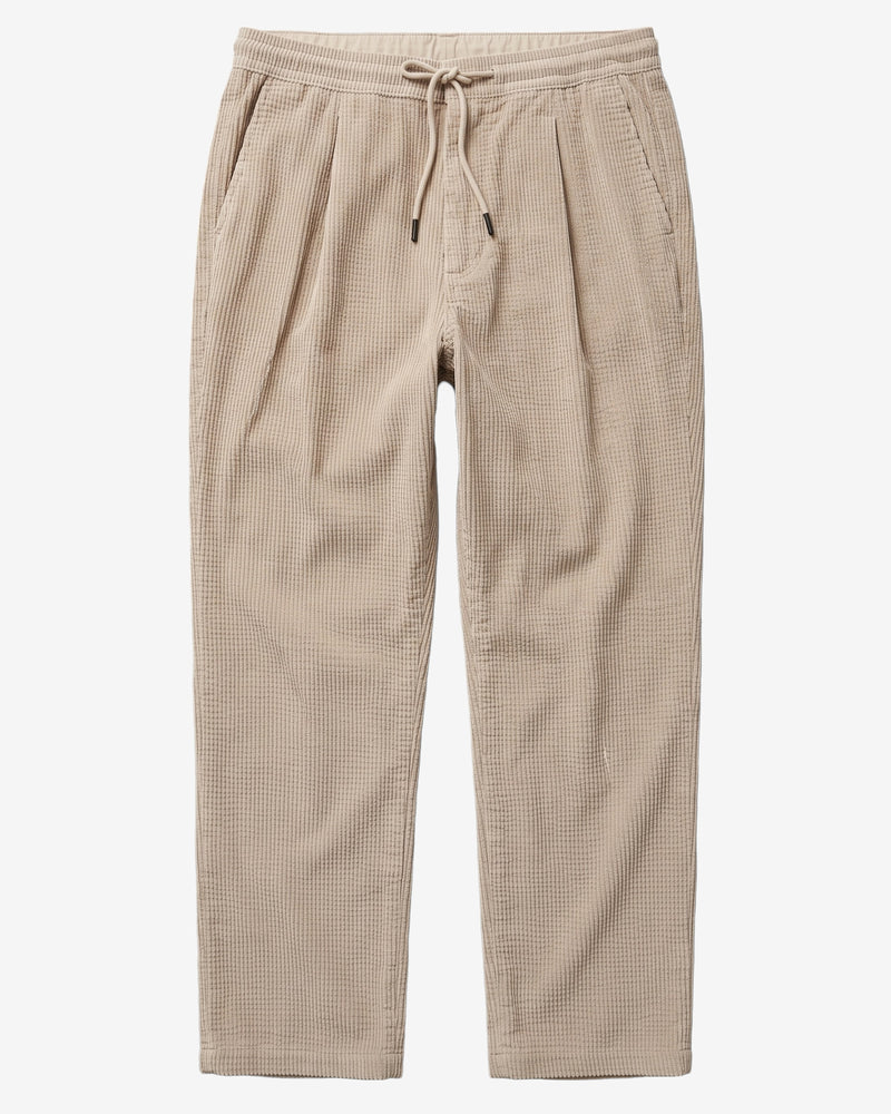 KnowledgeCotton Apparel - MEN Fig comfort corduroy pants Pants 1228 Light feather gray
