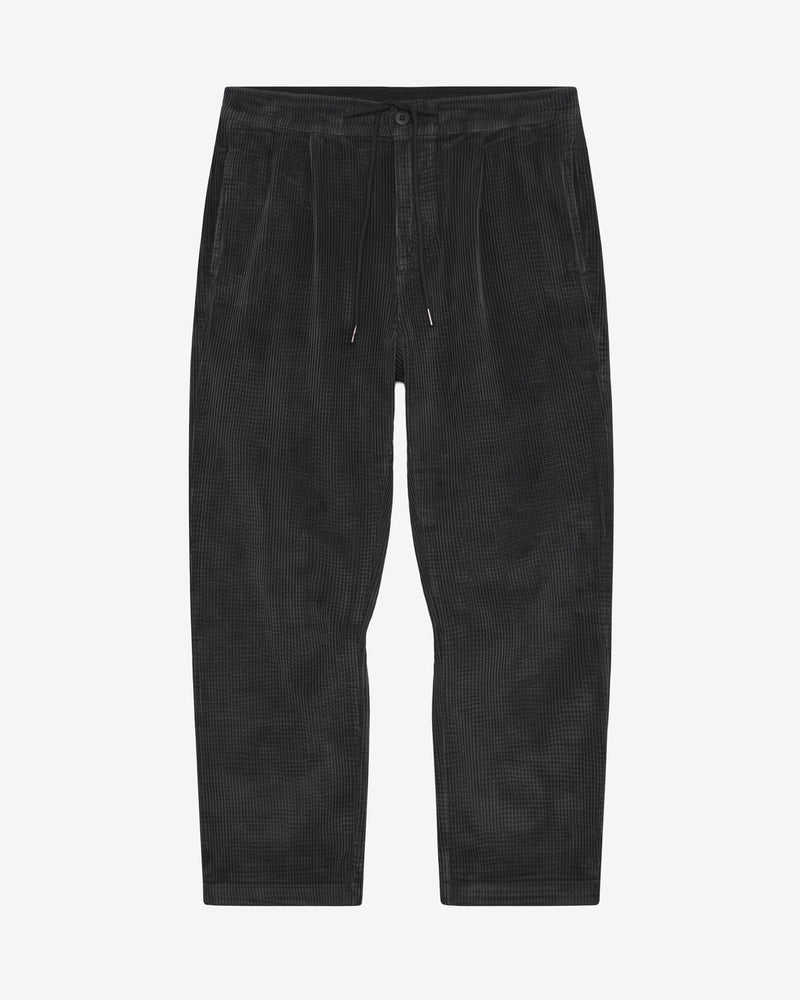 KnowledgeCotton Apparel - MEN Fig comfort corduroy pants Pants 1300 Black Jet