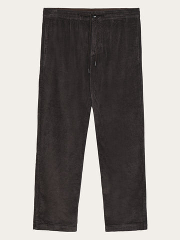 KnowledgeCotton Apparel - MEN Fig comfort corduroy pants Pants 1487 Chocolate Torte