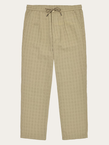 KnowledgeCotton Apparel - MEN Fig loose structure pants Pants 1495 Twill