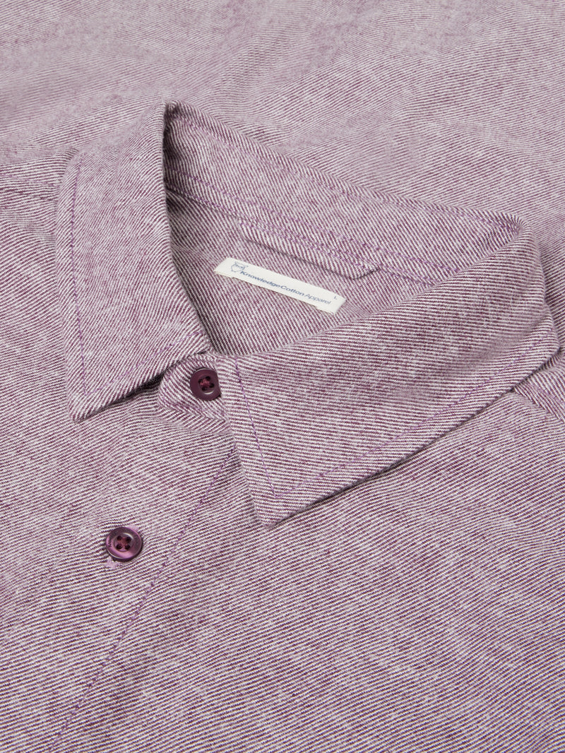 KnowledgeCotton Apparel - MEN Flannel shirt Shirts 1281 Fig