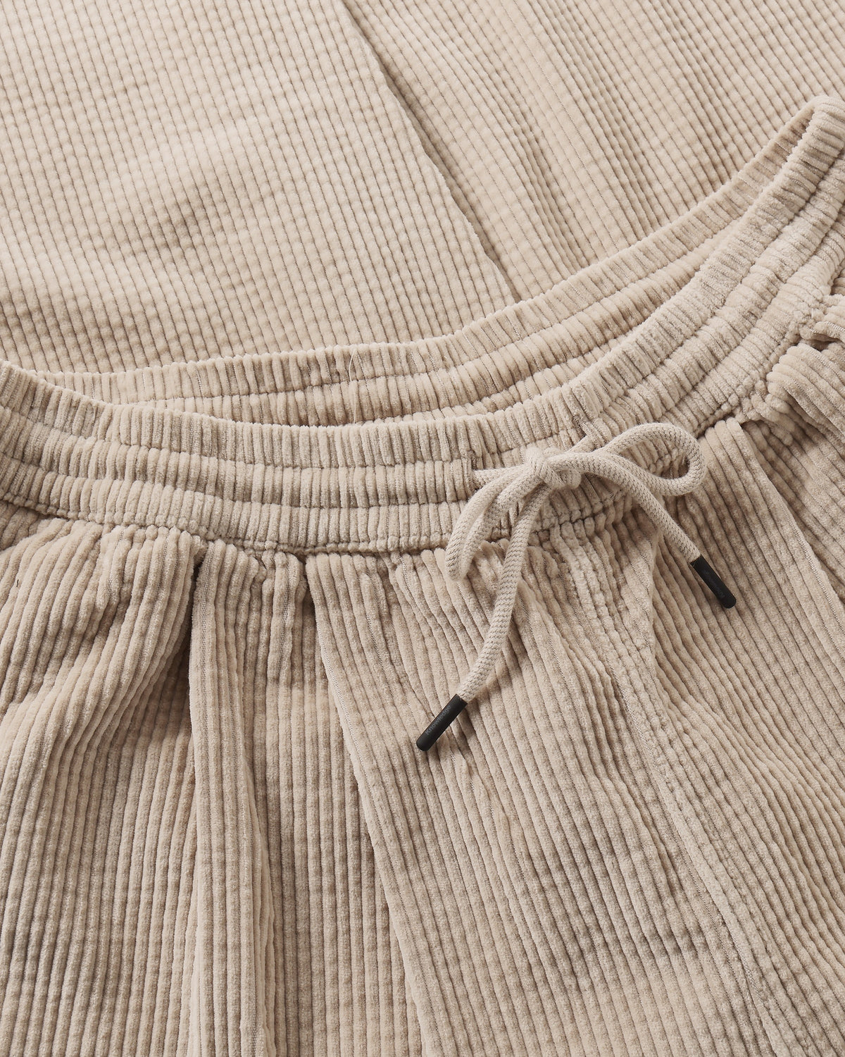 KnowledgeCotton Apparel - WMN Hazy relaxed corduroy pants Pants 1228 Light feather gray