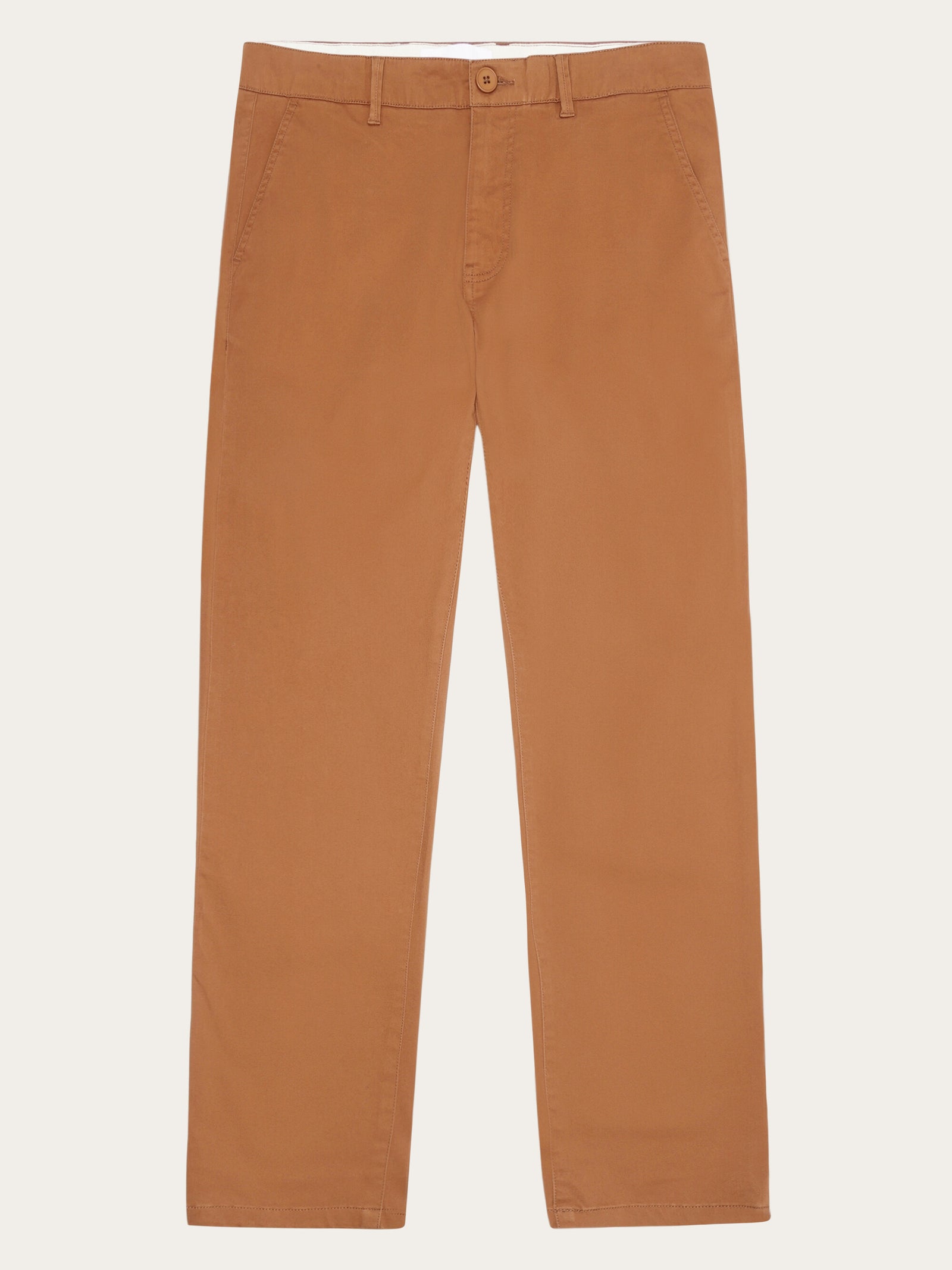 LUCA slim twill chino pants - Dachshund – KnowledgeCotton