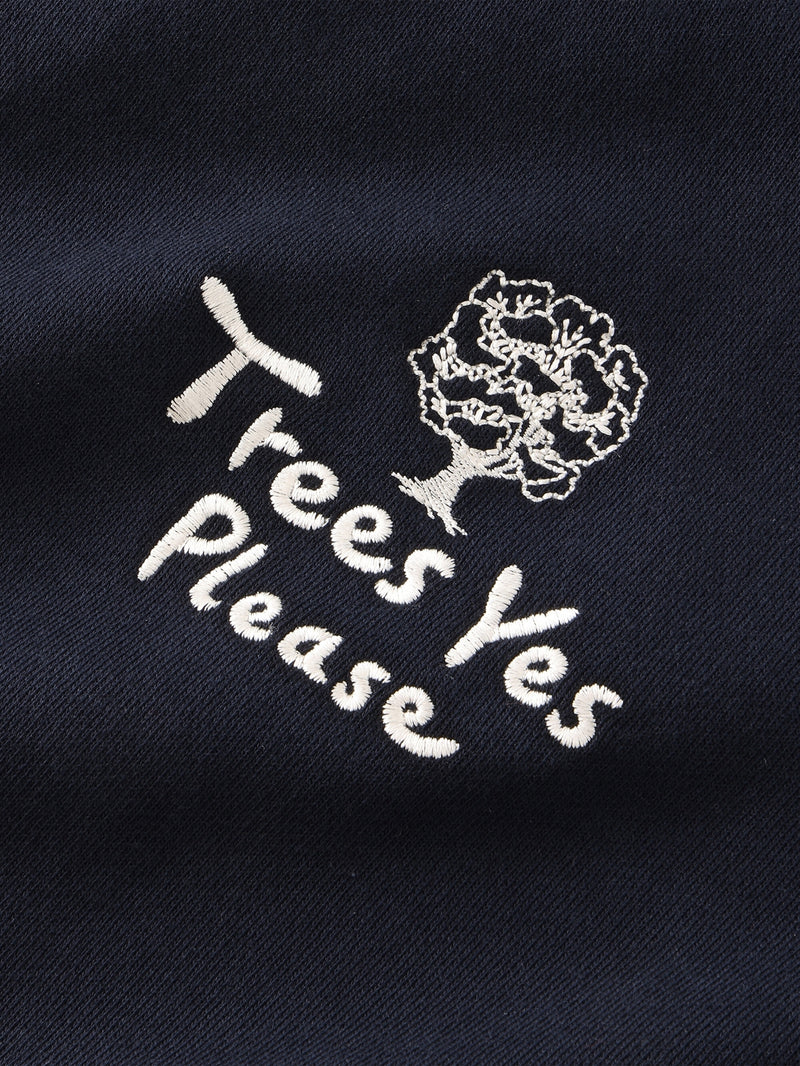 KnowledgeCotton Apparel - UNI Loose fit sweat camp print - GOTS/Vegan Sweats 1412 Night Sky