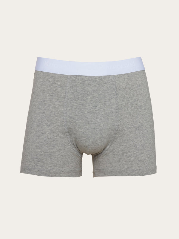 KnowledgeCotton Apparel - MEN MAPLE 1 pack underwear Underwears 1012 Grey Melange