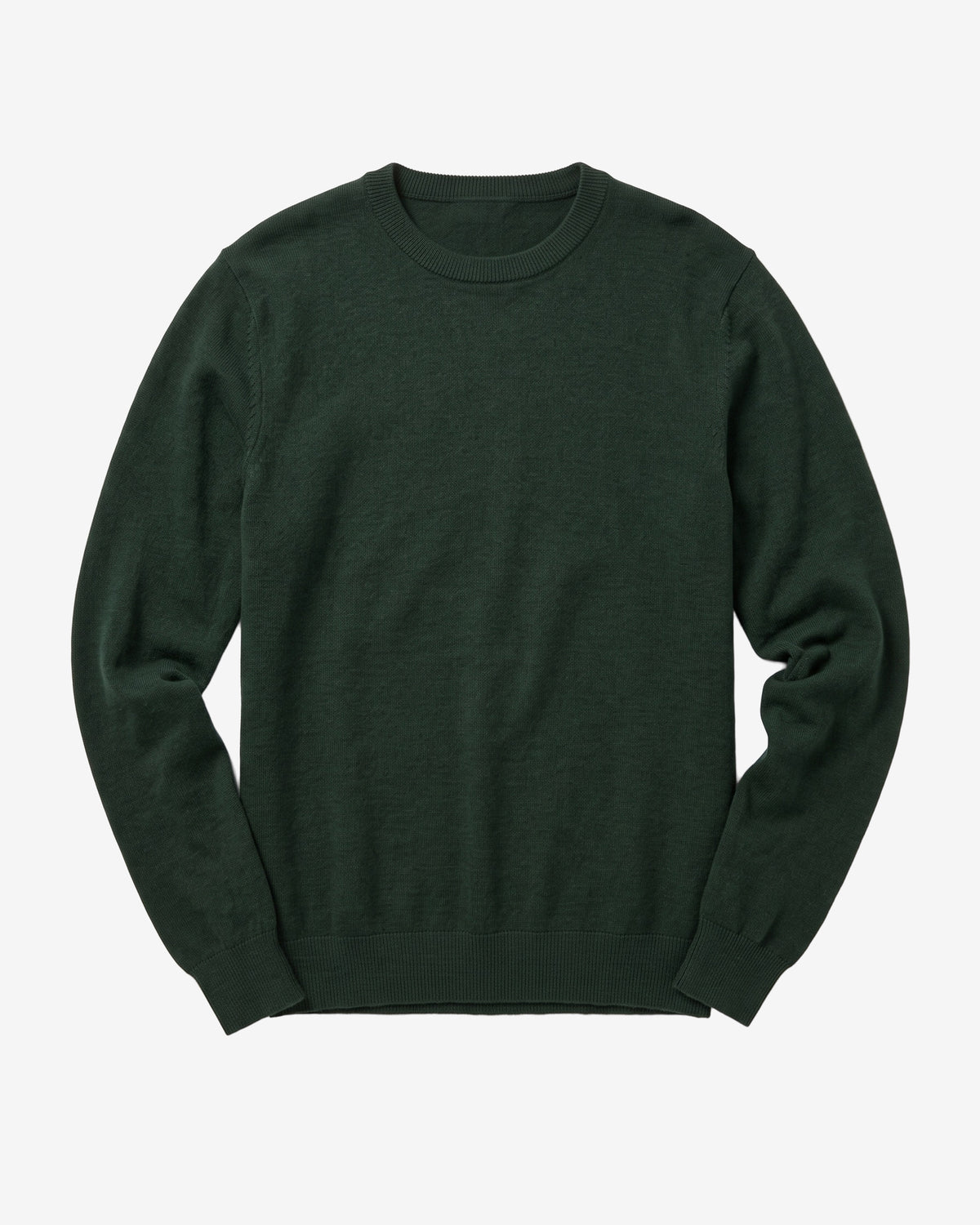 KnowledgeCotton Apparel - MEN Merino crew neck sweater Knits 1090 Forest Night