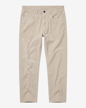 KnowledgeCotton Apparel - MEN Oak regular corduroy pants Pants 1228 Light feather gray