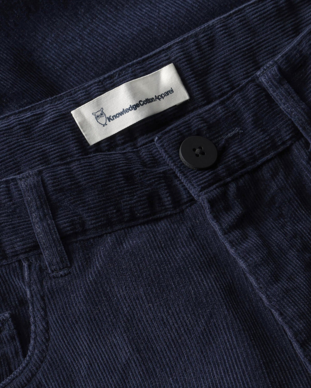 KnowledgeCotton Apparel - MEN Oak regular corduroy pants Pants 1412 Night Sky
