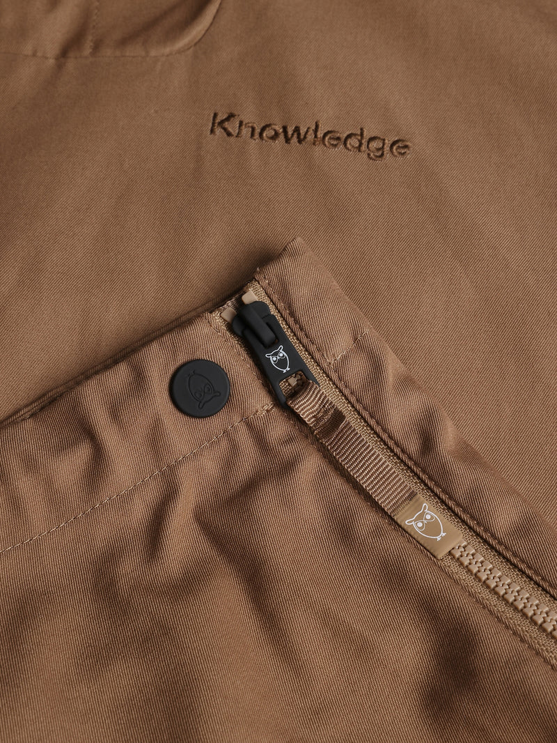 KnowledgeCotton Apparel - UNI Organic Cotton Canvas Anorak Jacket GOTS/Vegan Jackets 1019 Tuffet