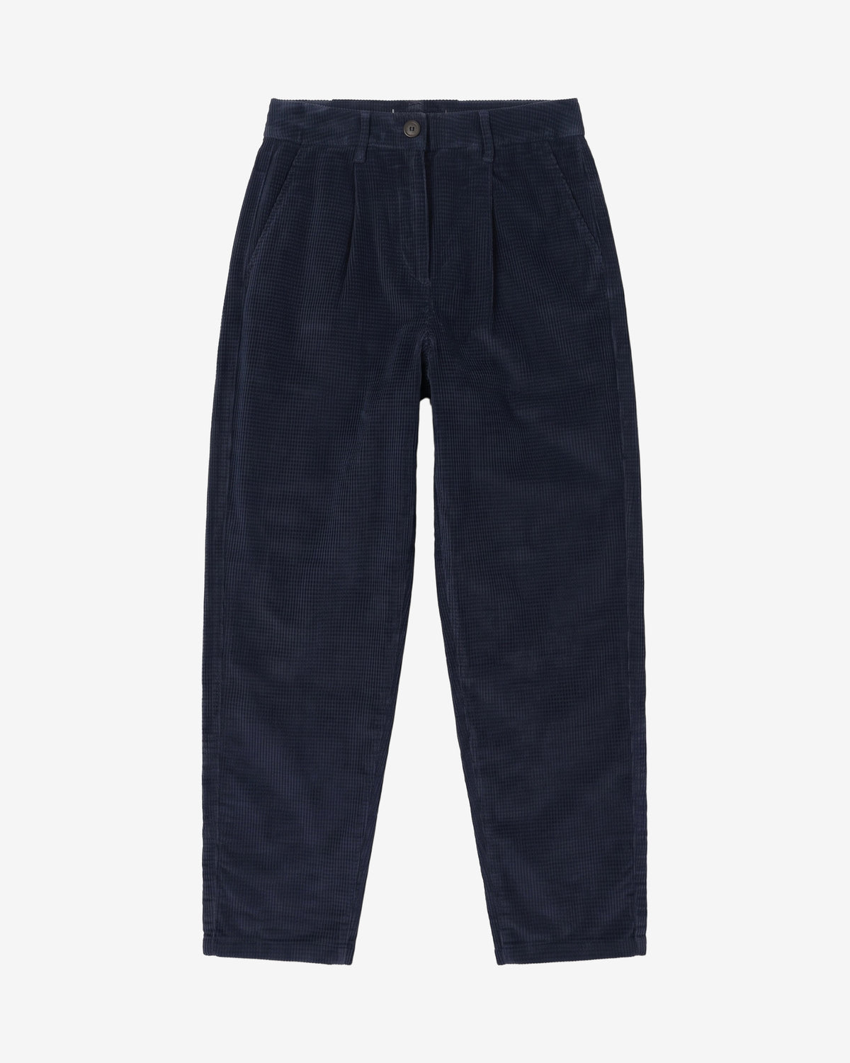 KnowledgeCotton Apparel - WMN Organic Cotton Chloe Corduroy Pant GOTS Pants 1412 Night Sky