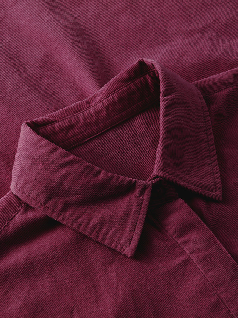KnowledgeCotton Apparel - WMN Organic Cotton Corduroy Shirt GOTS Shirts 1281 Fig